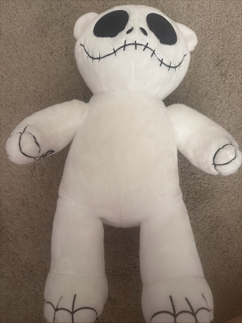 White Skeleton Build-A-Bear + Pink Cute Bear Build-A-Bear - Kids Plush Doll